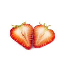 Amandine aardbei doorsnede