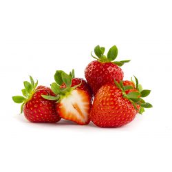 Dahli aardbeien van aardbeiplanten