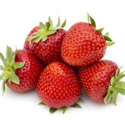 Verdi aardbeien van aardbeiplanten