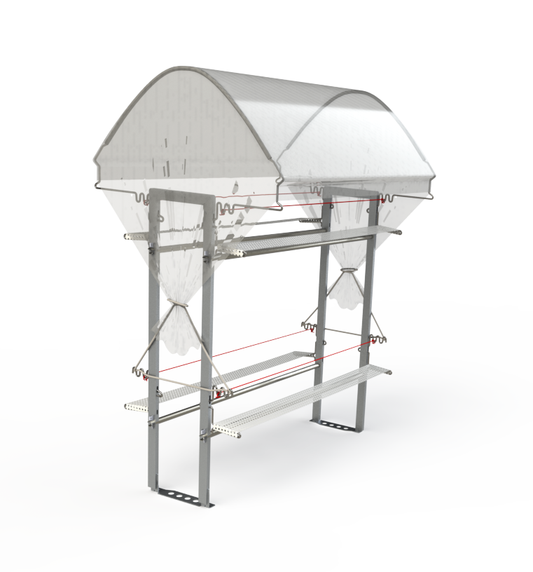 Berry Rack compleet met dakuitbreiding